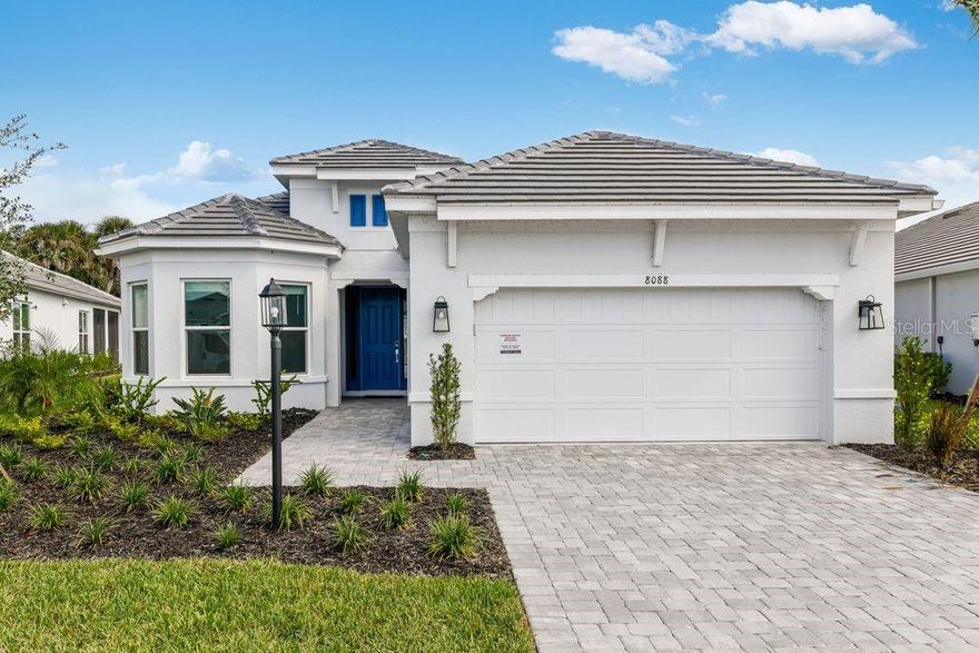 New Construction - Ready Now! Built by Taylor Morrison, America’s Most Trusted Homebuilder. Welcome to the Lazio at 8088 Moonbeam Avenue in Esplanade at Skye Ranch! The Lazio floor plan offers a welcoming design with 3 bedrooms, 3 full baths, a study, and a two-car tandem garage. Inside, the foyer opens to a dining room and a spacious great room filled with natural light. The kitchen features a large island and flows seamlessly into the gathering room, where sliding doors lead to a generous lanai for easy indoor-outdoor living. The primary suite includes dual sinks, a large shower, a private water closet, and a walk-in closet. Two additional bedrooms and a study provide plenty of space for work and relaxation. Additional Highlights Include: tray ceilings, bay window at primary suite, extended covered lanai, gourmet kitchen, study, tandem garage, 8' doors throughout. MLS#A4662643

Live your dream vacation every day at Esplanade at Skye Ranch! Esplanade offers a vibrant, resort-style lifestyle with endless opportunities to energize your body, mind, and spirit. From the moment you arrive, you’ll experience a world of fun and relaxation, with access to the Hub, Rendezvous Park, and Turner Park—and soon, The Venue! Get ready for exciting amenities like a Bahama Bar & Grill, resort-style pool, state-of-the-art fitness center, bocce ball courts, bark park, and more. With community parks, sports fields, and a pet park, Esplanade is your personal playground. Stay active, stay relaxed, and embrace a lifestyle filled with adventure, every single day! T