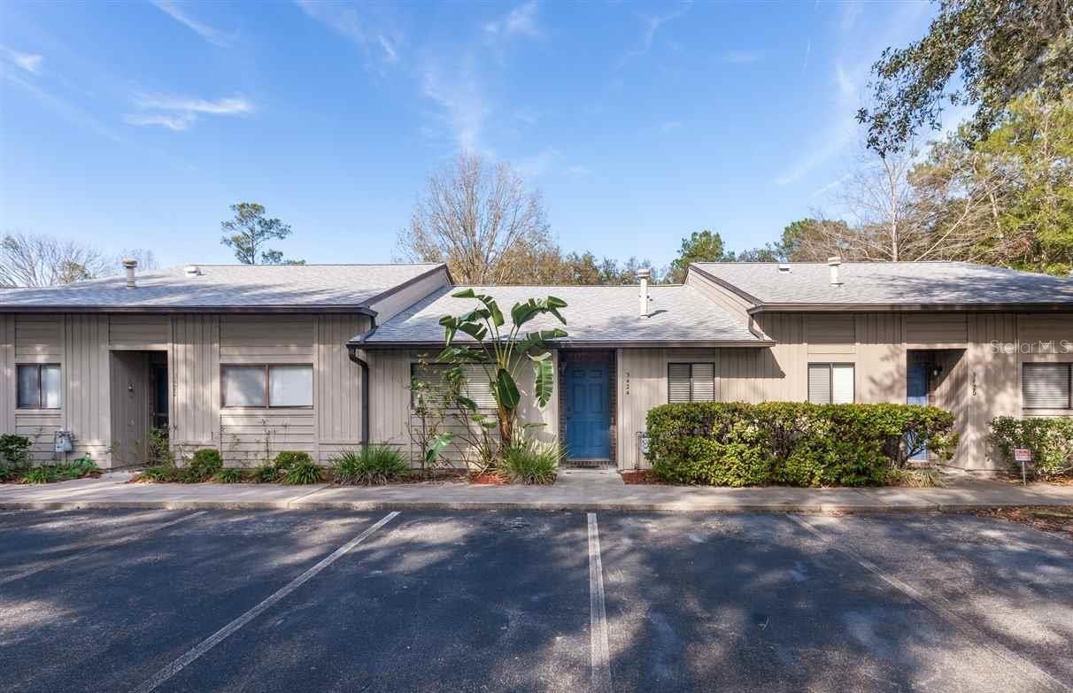 This 2-bedroom, 2-bathroom unit in Las Pampas community features a spacious layout with a fireplace in the living room, kitchen offering plenty of cabinets and counter space, laundry room complete with washer and dryer, and a small private patio out back. Currently tenant-occupied until the end of January 2026, it’s an excellent opportunity for an investor or buyer planning ahead. Las Pampas is a well-maintained townhouse community—not a condominium—with a community pool, clubhouse, and fenced dog park. The HOA covers the roof, exterior maintenance, pool, clubhouse, dog park, trash, recycling, and guest parking. Conveniently located in NW Gainesville, this home is just minutes from the University of Florida, UF Health/Shands, Santa Fe College, the VA, downtown, shopping, and dining. Rarely available, Las Pampas offers the perfect blend of comfort, location, and low-maintenance living, you won’t want to miss it!