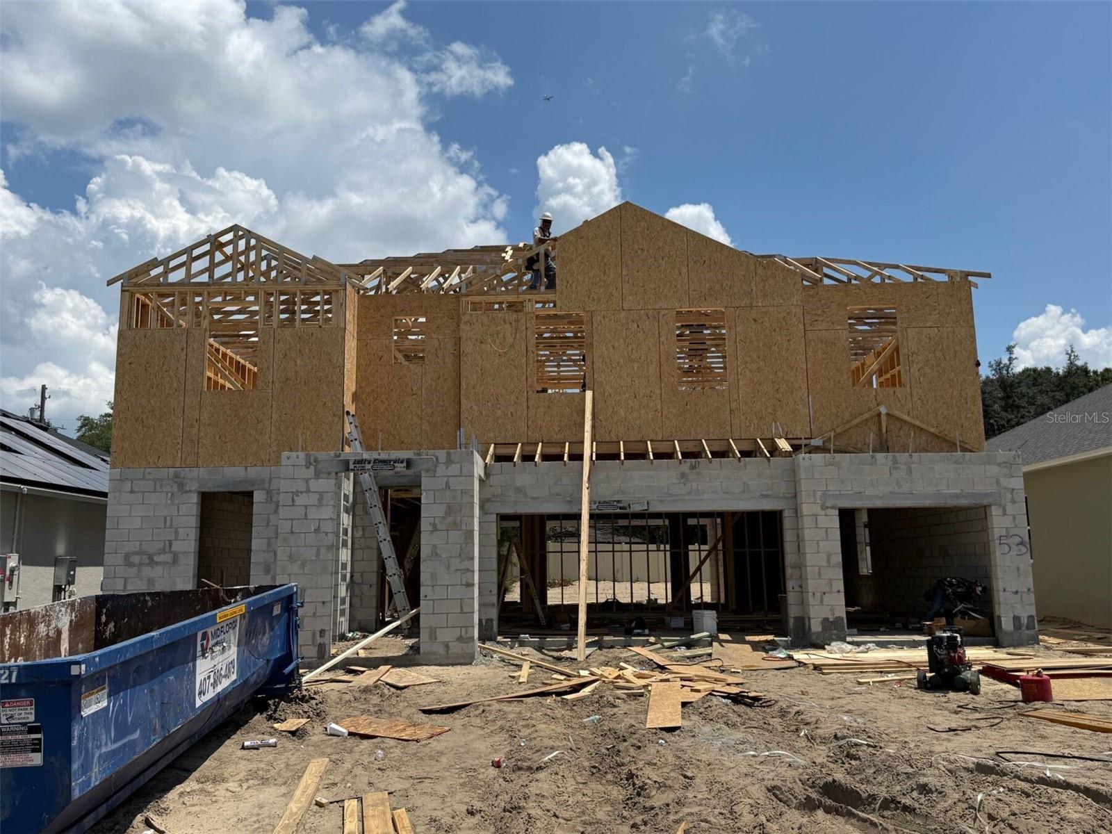 Under Construction. Discover this stunning new construction home at 413 Lady Palm Street in Apopka, Florida! This impressive home features 5 bedrooms–including a first-floor guest bedroom–4 full bathrooms, a dining room, a second-floor loft, an extended lanai, a 3-car garage, and so much more. This home features an open-concept living space perfect for both daily life and entertaining. The owner's bedroom is conveniently located on the upper level, providing privacy and comfort. With 5 spacious bedrooms and 4 well-appointed bathrooms, this home offers ample space for families of all sizes. The neighborhood offers excellent proximity to parks, making it ideal for outdoor enthusiasts and families who enjoy recreational activities. As a new construction home, you'll enjoy the benefits of contemporary design elements, energy-efficient features, and the peace of mind that comes with a brand-new home. This exceptional home combines comfort, functionality, and quality construction in one of Apopka's desirable neighborhoods!