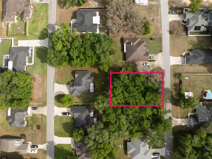 Come build your dream home on this beautiful lot in the highly desirable community of Orange Blossom Hills! This +/-0.21 acre parcel with 75’ road frontage and 125’ depth, is located in a great location!  This community is located right across the street from The Villages, FL, with a large variety of shopping and restaurants just a short drive away!  Come take a look before this one sells!