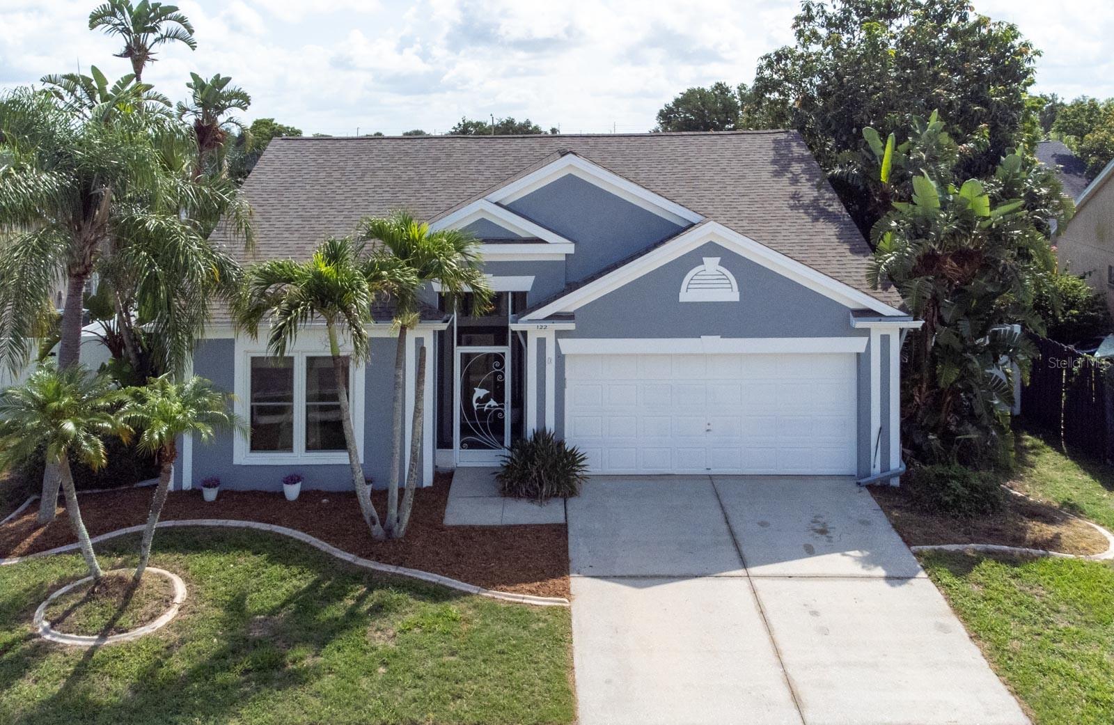 TRY TO BEAT IT!! Awesome Affordable Pool Home in Apollo Beach Ready For You Now! This “Available Immediately” 3-bedroom, 2-bath, 2-car garage home offers solid value in a fantastic central Apollo Beach location—without the big fees! Tucked away in a quiet neighborhood, this home features a screen-enclosed Pepple-Tec finished pool, with appealing paver deck and a newly re-screened cage! With the vinyl fenced enclosed back yard, this is the perfect area for relaxing, Al fresco dining, BBQ’s, evening cocktails, or entertaining year-round! Inside, you'll find a practical split-bedroom layout with ceramic tile flooring in all the right places, new luxury vinyl plank flooring in the primary bedroom, and carpeting in the secondary bedrooms! The generous chef’s kitchen includes newer stainless-steel refrigerator, microwave, and dishwasher, a really convenient double oven (perfect for the holiday meal-making!!), and a cozy dinette/eat-in space! Larger parties & meals? There’s a spacious dining room as well! Round things out with the big, open concept living room with glass sliders out to the lanai, providing wonderful views (and any needed watchful eyes!) on the pool & deck area! You and your guests will actually be immediately drawn to this impressive view as soon as you enter into the inviting foyer, with that much appealing & sought-after “front-to-back viewing” capability here! The big-ticket items are all in good shape, helping you to avoid upcoming repair and homeowners’ insurability issues!
• New hurricane-impact windows
• Roof (2016)
• AC (2019)
Water Lines Replumbed (2019)
• Pool pump (2023)
• Recent interior and exterior paint. Enjoy low HOA ($200/yr) and no CDD fees—plus the flexibility of easy, short-notice viewings! Conveniently located near Apollo Beach Park, Apollo Beach Preserve, local waterfront dining, marinas, shopping, banking, groceries, and quick access to US-41 or I-75! Whether you're a first-time buyer, downsizer, or investor looking for solid fundamentals and a private pool, this one's worth a look! CALL TODAY TO SCHEDULE YOUR PRIVATE TOUR!