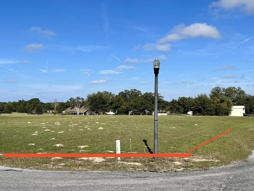 ATTENTION INVESTORS. possibility of the house with the addition of a mother-in-law. This Property Is Cleared & Located on the corner of E Dusty Court and N Antony Av. Lots of New Homes In This Area! Paved County Maintained Road. Located in LEXINGTON GREENS OF CITRUS HILLS! with 0.53 acres free to build your dream home, including landscaping. Power is available on site, Public water available. Septic are required. This lot is in a High and dry x-zone. all utilities underground, street lights illuminating the streets, completely flat land to build a dream property for your family and your Mother in Law. Assessments are only $210/yr (an additional $97/yr if you want the association to mow the lawn). Convenient to everywhere in Citrus County, you can experience all that the Nature Coast has to offer, as well as very easy access to shopping, medical facilities, and restaurants. just 5 minutes to the new shopping development, and major brand-name warehouses, The annual condominium fee includes the mowing of the lot, and public lighting, Information on the MLS/websites are intended to be accurate, however, cannot be guaranteed, buyers and agents are advised to verify. Please verify the information with the HOA. No access to CITRUS HILLS GOLF AND COUNTRY CLUB, to obtain access build directly with CITRUS HILLS CONSTRUCTIONS, call for more information. Don't miss it