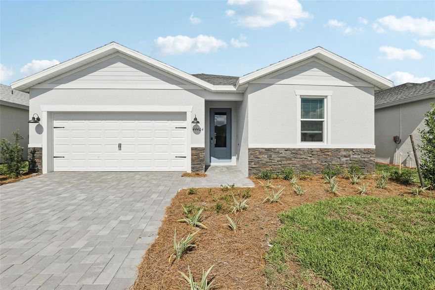 Brand new construction Dove model by Meritage Homes in the gated Crescent Lakes neighborhood of Babcock Ranch. This 4 bedroom, 2 bathroom home offers 1,908 sq ft under air with a 2-car garage. The kitchen features quartz countertops and a beautiful tile backsplash. The open floor plan includes tile flooring in the main living areas with carpet in the bedrooms. The primary suite offers a zero-entry walk-in shower with dual vanities and floor-to-ceiling tile. Additional features include impact glass throughout, full home gutters, and a lot with pond views and space to add a private pool. Meritage Homes’ energy-efficient design includes spray foam insulation, high-efficiency HVAC, and smart thermostats. HOA fees cover high-speed internet, lawncare, access to the private community pool and pickleball courts, plus all the amenities of Babcock Ranch. Comes with a 1-year craftsmanship warranty and 10-year structural warranty.