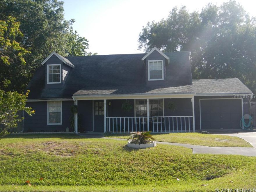 Freshly painted and carpeted. You will want to bring your large family to this spacious 4 bedroom 2 bath home in Edgewater. This 2 story house sits on three lots in florida shores. Bring all your toys there is plenty of room. On the north side in the  back is a large workshop with access from your second drive. Large fenced in yard with plenty of room for a pool, to entertain or to store your RV or Boat.New A/C system 2012. Roof replaced in 2006.Four oversized bedrooms 2 upstairs and 2 down with a bathroom on each floor. Clean and ready for new owners. ;Water: City