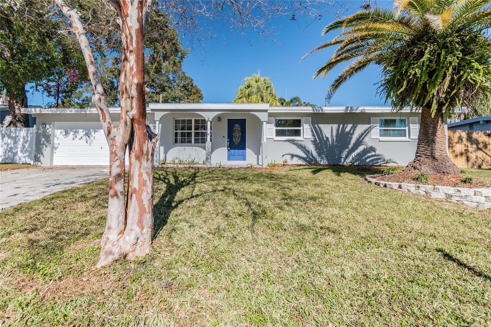 Beautifully Renovated 4 Bedroom, 3 Bath, 2 Car Garage Home with 2,275 s/f, Open and Split Floor Plan with Fenced Back Yard. Annual Rental Only! First, Last, Security Deposit and Renters Insurance Required. No Smoking or Pets!!! Renovation was completed in 2019 - 2020. Replacements include Roof, A-C, Ductwork, Appliances, Flooring. Kitchen and Baths have Quartz Counters, Wood Cabinets, and Tile. Walk to the Beaches and Restaurants. Conveniently located in Belleair Manor, near the Beaches, Restaurants, Businesses and Shopping. Non-Evacuation Zone. High and Dry. This Home is Also For Sale.