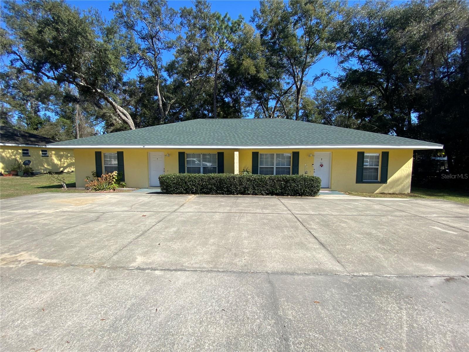 ***NEW PRICE IMPROVEMENT- BACK ON MARKET, BUYERS FINANCING FELL THROUGH. Excellent Opportunity to Own a Block Duplex In Established & Quiet SW Ocala Neighborhood. NO HOA, Spacious Floor Plan, With 2 Bedrooms & 2 Full Baths. Each Unit Over 1,200 Sq. Ft. New Roof 9/2024. Recently Painted Interior & Exterior & Decorative Shutters Installed. Septic Pumped 2024. Both Units Updated & In Immaculate Condition, New Flooring Throughout, ZERO Carpet, Updated Lighting, Kitchen Sinks, Fixtures, Appliances, Including W/D, Fenced (Unit 2 Only) & More. Both Units Currently Leased. Great Location & Business Opportunity, Close to Everything. Call Today!