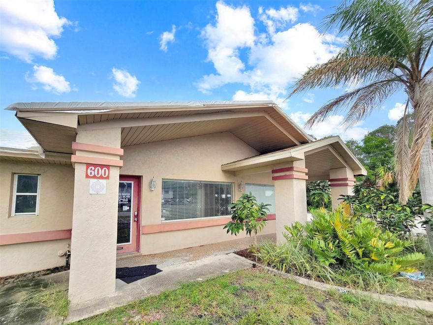 Introducing 600 N Eustis Street, a versatile office space with its own private parking lot and convenient through lanes connecting directly to the heart of Eustis—just one block from downtown. This prime location offers excellent accessibility and visibility for both clients and staff.

Formerly a dental office, the property is well-suited for medical, financial, or professional use, featuring seven enclosed offices, a welcoming front reception area, a break room, and a dedicated storage space. The layout provides flexibility for businesses that benefit from private office suites while maintaining an efficient flow for daily operations.

Additional highlights include great signage opportunities for maximum exposure, a restroom for staff and clients, and custom filing organization already in place. The property does need two new AC units and a new roof, offering an opportunity for the next owner to update and customize the space to their specifications.

With its combination of location, functionality, and adaptability, 600 N Eustis Street presents a strong opportunity for a wide range of professional users.