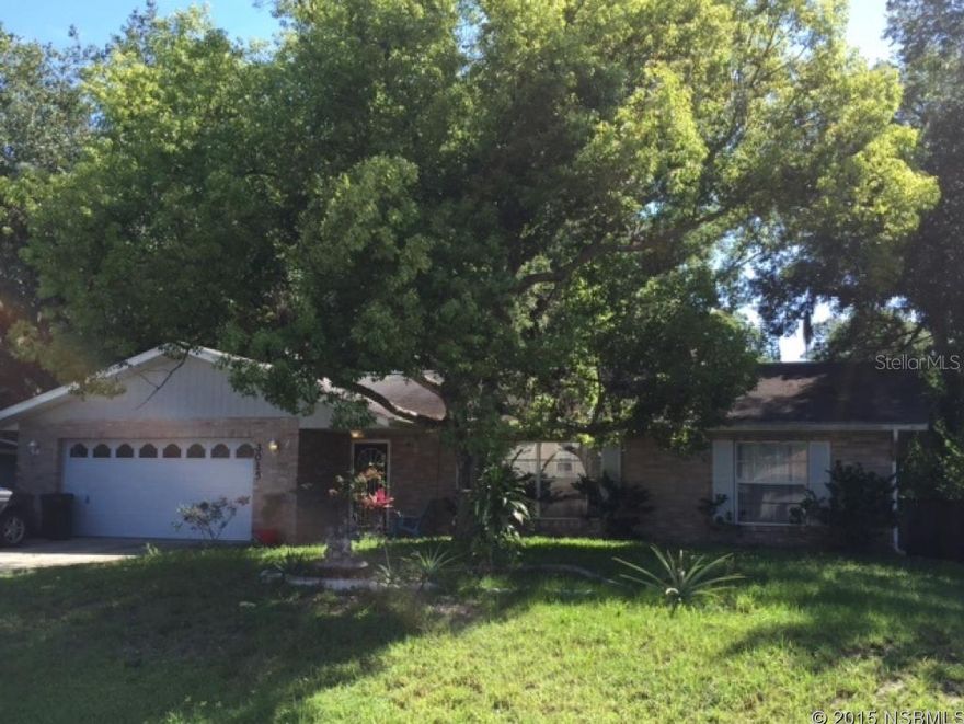 Great starter or retirement 3 br/2 bath block home features split bedroom plan, full wall fireplace in living room, cathedral ceilings, and fenced back yard.  Centrally located--close to schools, shopping, dining, restaurants--and only 15 minutes to the beach area. ;Water: City