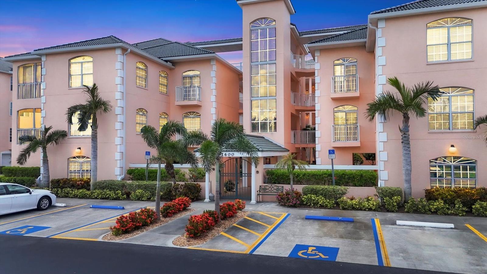 BEAUTIFUL TURNKEY FURNISHED CONDO OFFERS an EXCEPTIONAL OPPORTUNITY to embrace the Florida lifestyle. Its prime location is ideal for golf enthusiasts, directly across from Capri Isles Golf Club and just a mile from the Waterford golf courses. You'll also love the vibrant atmosphere of downtown Venice, with its charming shops, restaurants, farmer's market, events, and free parking, all just 2.5 miles away. Stunning Venice Beach is a mere 10-minute drive straight down Venice Avenue, perfect for relaxing and unwinding. Tastefully designed and furnished condo features a spacious great room concept, open to the dining area, updated kitchen and screened lanai. The kitchen boasts quartz countertops, breakfast bar for casual dining, shaker-style cabinets, and newer stainless steel appliances. There are three roomy bedrooms and two baths, including an owner's en-suite bedroom with walk-in closet, Genesis adjustable bed and bath with shower and split vanities. One bedroom is utilized as a study and features a sofa sleeper. The screened lanai offers a long-distance view and is enhanced with a retractable electric storm screen for your comfort and protection. A dedicated laundry room includes a 2023 hot water heater and a full-size 2021 LG washer and dryer. Built just 20 years ago, this home has been lovingly cared for by its original owners. It does not require the Florida Milestone Report for condominiums and comes with a 2024 Wind Mitigation Report, providing peace of mind. Priced affordably and competitively, this condo offers excellent value compared to surrounding properties. The community provides a comprehensive array of amenities for the desirable Florida lifestyle, including a heated resort-style pool with pond views—perfect for relaxing in the sun or shade. Residents also enjoy a clubhouse with fitness, gathering room, kitchen, craft centers, pickleball and tennis courts, below-building two-car tandem parking, and a gated entrance. Maintenance and landscaping are handled by the HOA, and water, sewer and trash are included. Plus, within walkable blocks, you'll find a coffee shop, banks, local businesses, including a Publix Grocery and DQ ice cream shop.