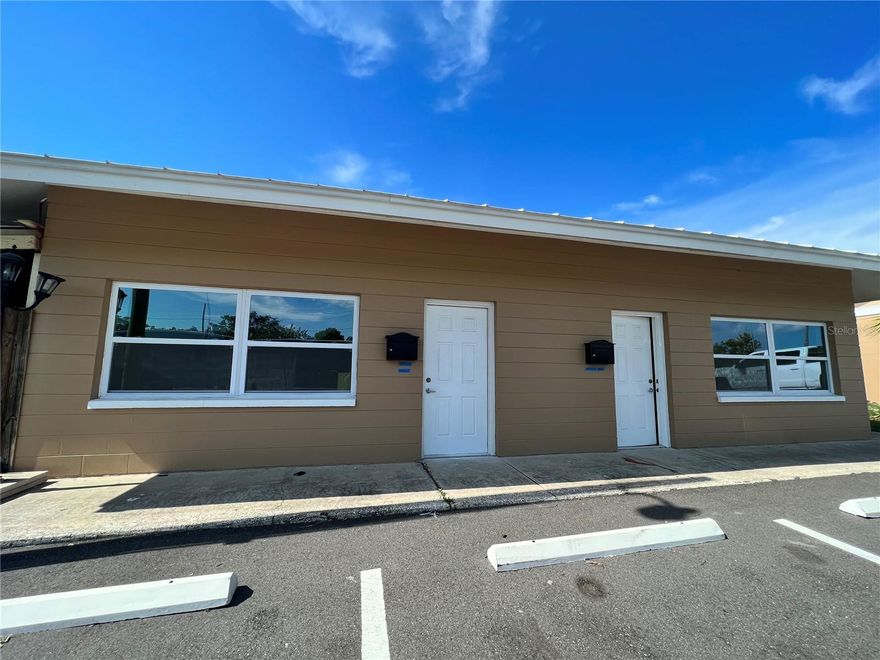 This beautifully remodeled office space is a perfect location for your business! Located directly on US HWY 19, you will have plenty of customers passing by, daily. You have access to a front office reception area/waiting room, 2 private offices and rear storage space. The owners have spared no expense to update this unit. It features new windows, luxury vinyl planking, fresh paint and an updated bathroom. You will also have room for your business name on the marquis for thousands of cars to pass by each day! Call today to schedule your showing!