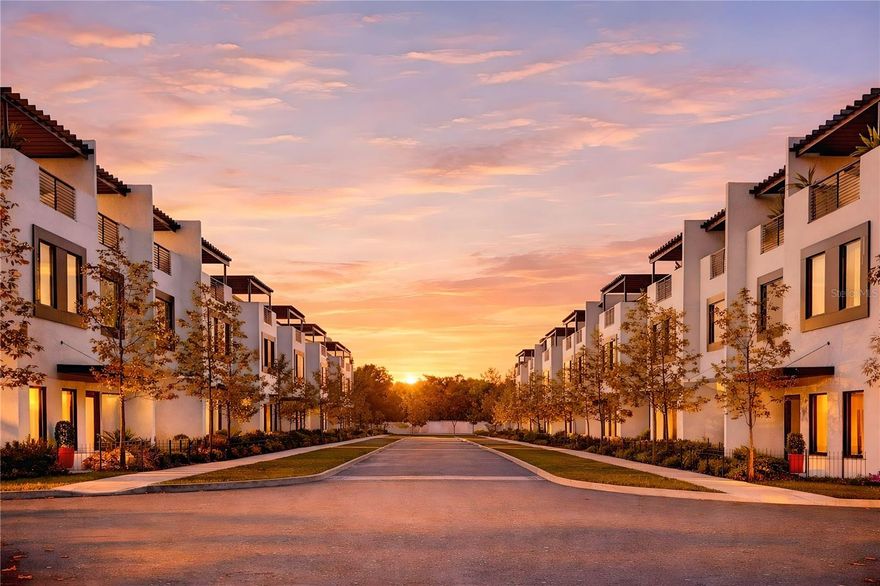 Under Construction. Last remaining interior unit of this phase of consrtuction!! Rate buy-down options with interest rates as low as 3.5% are available through the builder’s preferred lender (subject to change, buyer qualification, and lender approval) at Latitudes in the Park—an exclusive, gated new-construction townhome community setting a new standard for modern living in Pinellas County.Built approximately 21 feet above the flood zone with FEMA approval, this community is intentionally designed “high and dry,” with no flood insurance required. These townhomes feature solid block construction on the first two floors, adding structural strength, safety, and long-term investment value. The community pool is already complete, and at full build-out there will be only 25 total units, giving the neighborhood a true boutique feel.This current phase of construction includes a new building with two exterior units and one interior unit. This specific residence is under construction with an estimated completion in early 2026. Buyers who secure a home during this stage still have time to personalize finishes such as cabinet colors, flooring, and tile. Base units in this phase are already well-appointed with clean, modern design, and buyers may select upgrades during early construction, including the option to add an elevator. The three-story floor plan is designed for both daily comfort and entertaining. The main living level offers an open-concept kitchen, dining, and living area that flows together seamlessly. The second floor features the primary suite with a spacious bathroom and walk-in closet, along with two additional bedrooms that can function as guest rooms, offices, or flex spaces.On the third floor, a versatile loft with a half bath opens directly onto an oversized rooftop patio, creating a private outdoor living area ideal for relaxing or hosting. Each townhome includes a two-car garage and private rear driveway for added convenience and storage.Latitudes in the Park offers low-maintenance living, with the HOA covering lawn care, landscaping, pressure washing, and exterior painting at an affordable rate. Hurricane impact-rated windows and doors, combined with solid block construction on the lower levels, provide both style and resilience. The community is located in a vibrant, growing area of Pinellas Park known for its emerging arts scene, monthly events, galleries, and performing arts center. Residents enjoy convenient access to local cafes, shops, and parks, while being just a short drive from award-winning Gulf beaches, nature trails, universities, museums, major airports, and the best of both Tampa and St. Petersburg, including pro sports, concerts, theme parks, and dining. Massey Brewery is breaking ground just down the street, along with a new downtown district that will further enhance the neighborhood’s appeal and long-term upside. As an added lifestyle bonus, each new homeowner will receive a 1-year membership to the brand-new UFC Gym.This phase at Latitudes in the Park offers a rare combination of strong construction, modern design, maintenance-free living, and a prime location in the path of growth. Ask about available units, finish selections, upgrade options, and preferred lender incentives.