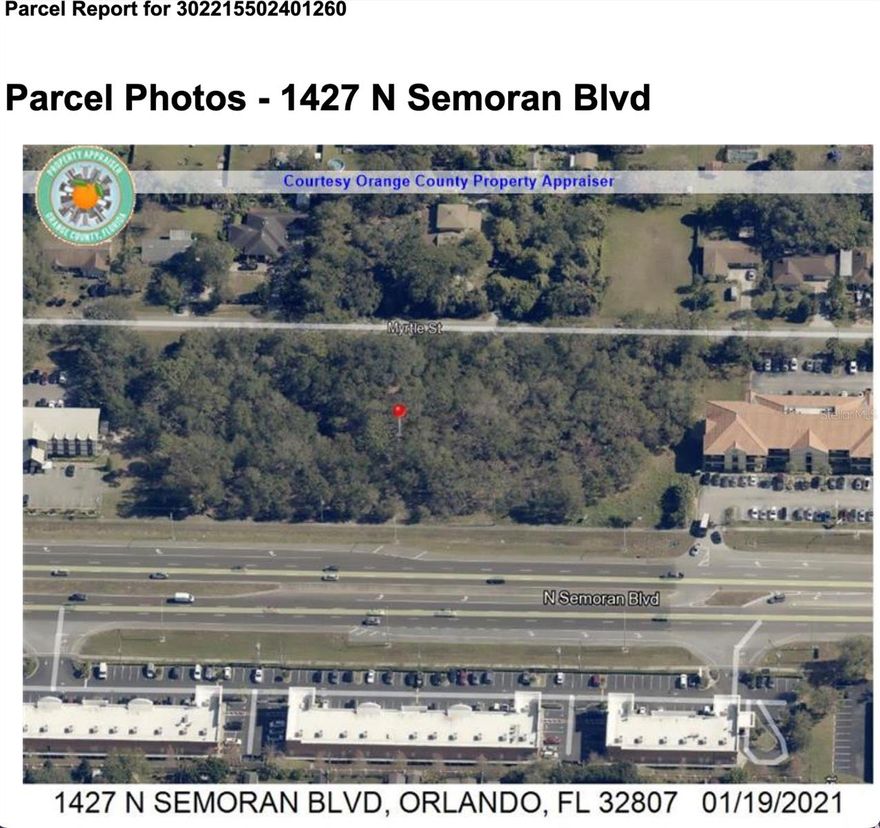 Prime location, 3.45 acres on SR 436 with 600' frontage. Current zoning is PD-C (Planned development with most C1 uses). Possible uses are office, retail or mixed uses, Medical (excluding drug and alcohol rehabs), restaurants. Most C1 uses permitted with some exceptions. Allowable 45,000 sf buildout. See the Land Use table attached for extensive allowable uses in highlights.
0.72 acres wetland credits has been fully mitigated and paid for. Extensive updated reports available with a signed NDA.