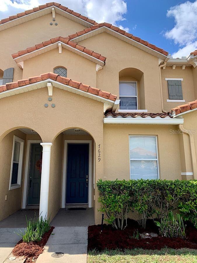 This Beautiful 3 bedroom & 3 bath Townhouse is Situated in the desirable Gated Crestwynd Bay community, freshly painted and renovated with granite counter tops, tile throughout the first floor, kitchen and bathrooms. It offers a distinctive living experience in an eclectic neighborhood. Located just minutes away from the gates of Walt Disney World Resort. This is a well-appointed enclave with tile roofs, square paved community pool, lovely nature trail, natural lake, and play-ground, all within the gates. This premium location is in walking distance to shopping centers, restaurants, and recreational facilities and it falls within the boundary of the top-rated Osceola County Public Schools.