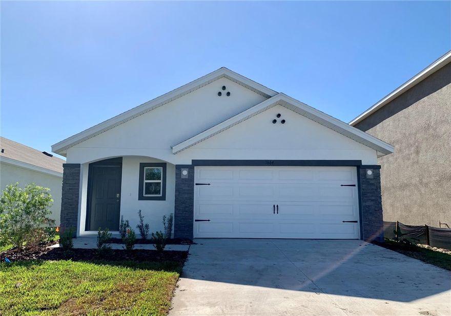 Welcome to this BRAND NEW 3-bedroom, 2-bathroom home, which has never been lived in before, located in the charming North Park Isle community of Plant City. This lovely home boasts various resort-style amenities such as pickleball, basketball, a playground, and a refreshing pool with a cabana. The community offers breathtaking views of a serene pond and conservation area, and also has a kayak launch for nature enthusiasts.
You will also enjoy the historical charm of downtown Plant City, which features monthly markets, shops, and dining options on Main Street, as well as the world-renowned Strawberry Festival. The community's location between Lakeland, Orlando, and Tampa provides you with easy access to numerous entertainment options in the nearby cities while enjoying the peaceful, rural feel of North Park Isle. It's the perfect combination of urban and rural living in one place.