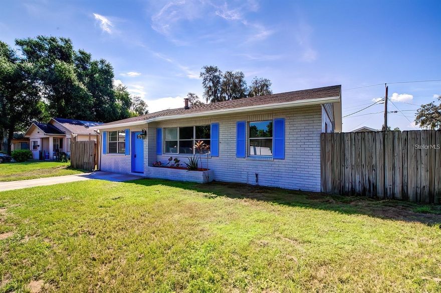 One or more photo(s) has been virtually staged. Short Sale. Renovated 3-bedroom, 1-bathroom home located in Lakeland, FL! This
updated residence features quartz countertops, new kitchen cabinetry, stainless steel appliances, and waterproof LVP flooring
throughout, fresh interior/exterior paint (2023), modern fixtures, and a new A/C (2023), Water Heater (2023), Roof (2017).
Enjoy a private backyard with a added space for workshop, storage or can be easily converted into a ADU with electric
already connected. Located in a quiet neighborhood near shopping and highways. No lease minimum - Schedule your
showing today!