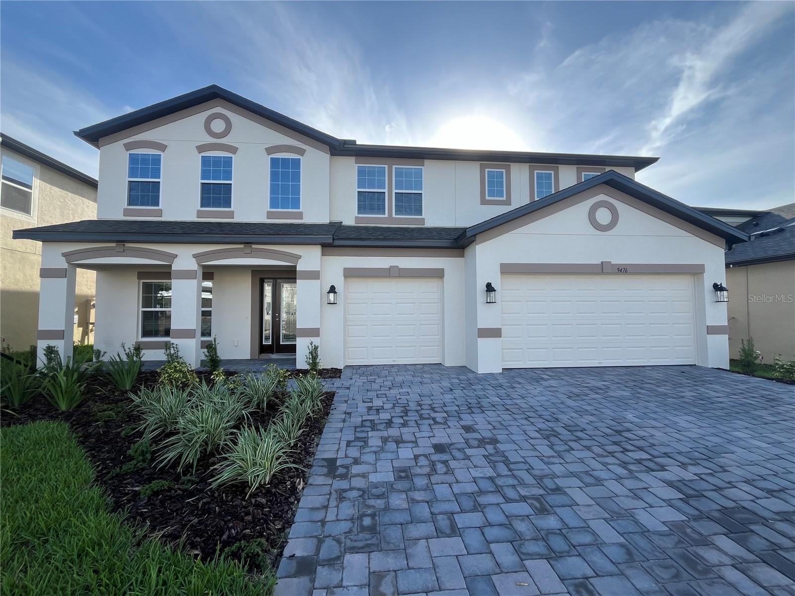 Welcome to your dream home in the world class lagoon community Epperson in Wesley Chapel, FL. This 2024 built 5-bedroom, 3-bathrooms 2 story home offers the perfect blend of modern design and comfort. As you step inside, you'll be greeted by an inviting open floor plan that seamlessly connects the living, dining, and kitchen areas, creating a spacious and airy atmosphere. The kitchen is a chef's delight, featuring sleek quartz countertops that provide ample space for meal prep and casual dining. Equipped with top-of-the-line stainless steel appliances, including a cooktop, microwave, oven, dishwasher, and refrigerator. The home also comes with a washer and dryer and blinds throughout. The 4 secondary bedrooms are generously sized, offering plenty of room for relaxation and personalization. The 3 bathrooms are beautifully appointed with modern fixtures and finishes, ensuring both style and functionality. Outside, the property boasts a 3-car garage, providing ample space for parking and storage. Whether you're a car enthusiast or simply need extra storage space, this garage is sure to meet your needs. Located in the desirable Epperson community, residents enjoy access to a range of amenities, including a Lagoon, walking trails, and more. Plus, Wesley Chapel's bustling shopping, dining, and entertainment options are just a short drive away. Don't miss out on the opportunity to call this stunning new home yours. Schedule a showing today and experience luxury living in Wesley Chapel!