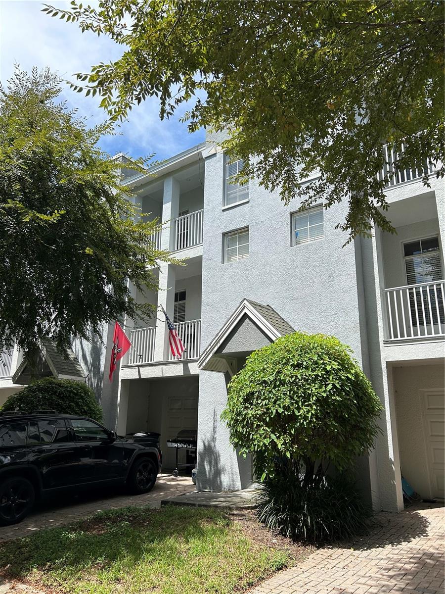 Renovated unit located in the gated community of Legacy Park. The community features a pool, grills, clubhouse, and 2 entrance gates. One off Manhattan and the other off Westshore blvd. First floor of the unit provides a bedroom with a full bath and a walk -in closet. As you go up to the second floor you have the living room/dining room and updated kitchen with stone counters. There is also a half bath on the second floor along with a front facing balcony. On the third floor are the 2 additional bedrooms each with their own full bathroom. The primary bedroom has a dual vanity sink and walk in shower. Washer/dryer are also on the third floor. The primary bedroom has a front facing balcony. One car garage and driveway parking. The community has guest parking available. Close proximity to Marina district, restaurants, and grocery stores.