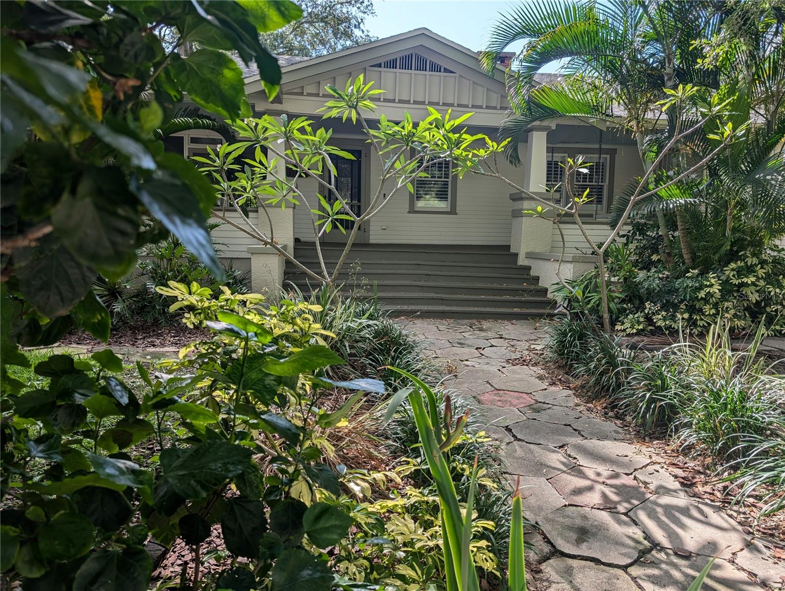 Coastal Charm Meets City Convenience – Your Dream Home Awaits!
Get ready to fall in love with this charming 3-bedroom, 1-bathroom gem that perfectly blends comfort, location, and lifestyle! Just under 3 miles from the vibrant heart of downtown St. Pete and only a block from the stunning Grandview Waterfront Park, this home is your ticket to the best of both worlds – peaceful relaxation and exciting city energy!
Fish, kayak, or soak in the sunsets—all just steps from your front door! Launch your kayak from the nearby boat ramp or enjoy a picnic by the water before heading back to your own slice of paradise.
Tucked in a friendly, tropical neighborhood, this home welcomes you with lush landscaping and a picture-perfect wrap-around porch—ideal for sipping morning coffee or winding down with a glass of wine in the evening breeze.
Inside, you’ll find gorgeous hardwood floors, central air conditioning, and modern comforts like gas cooking, an in-home washer/dryer, high-speed Wi-Fi, and an ADT Security system for peace of mind. The indoor-outdoor flow is flawless, making it a breeze to entertain guests across the spacious double lot—complete with ample parking, a garage, and a storage shed.
Pet-friendly and non-smoking, this home isn't just a place to live—it’s a lifestyle upgrade. Whether you're working remotely or planning weekend getaways, you'll love the easy access to downtown, serene surroundings, and waterfront fun.
This is more than a home—it’s your next adventure. But act fast—opportunities like this don't last long!
Schedule your private showing TODAY and start living the St. Pete dream!