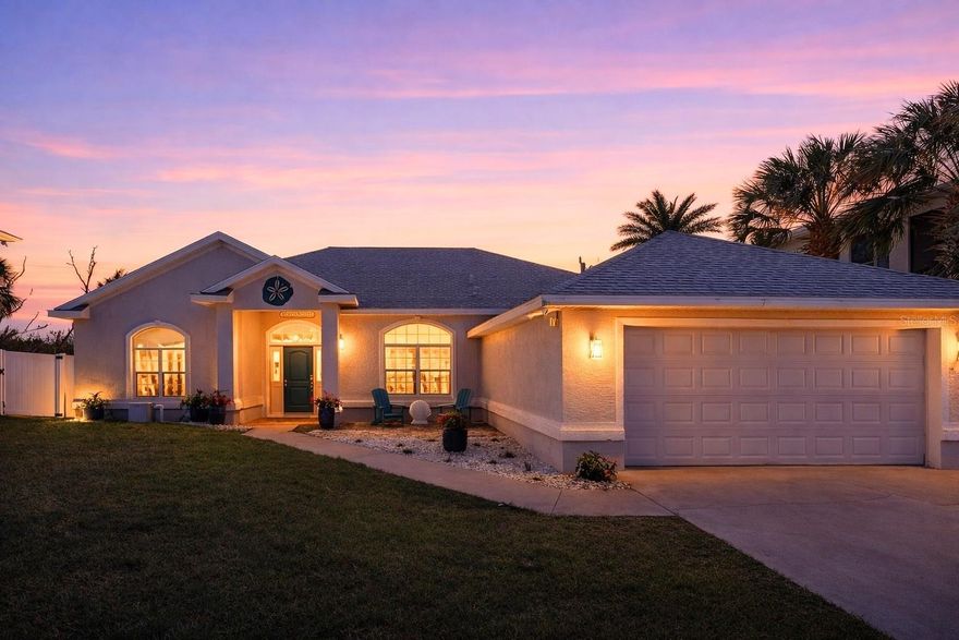 Welcome to a Private Coastal Retreat -  No HOA, Private Beach Access, and the Florida Lifestyle You’ve Been Waiting For.

Private community beach access  is steps from your front door. Nestled in the coveted Hammock community, this 3-bedroom, 2-bathroom home is a tasteful coastal retreat that has been beautifully remodeled, decorated, and meticulously maintained. No HOA means no restrictions making this an exceptional opportunity for a short-term rental investment or a peaceful full-time residence in one of Flagler County’s most serene, sought-after neighborhoods.

Inside, engineered hardwood floors flow throughout an open-concept floor plan that connects the living, dining, and kitchen areas with large windows providing an abundance of natural light. The kitchen impresses with quartz countertops, stainless steel appliances, generous storage, and a breakfast nook with tranquil views of the landscaped backyard.

The primary suite is a true retreat, featuring a luxurious en-suite with an oversized jacuzzi tub, separate shower, and two walk-in closets. Two additional bedrooms for flexibility for guests, a home office, or a fitness space.  This home is turnkey ready for whatever lifestyle you envision.

Step outside to your private outdoor oasis with a gorgeous screened and covered patio with fully fenced yard, perfectly suited for quiet evenings under the Florida sky. A private outdoor shower is perfect for the beach lifestyle.  Plenty of room for a pool.  The dog-friendly community and proximity to private beach access make this a destination guests and owners alike will never want to leave.

Completing the package: a 2-car garage, ample parking, and top-rated schools nearby.

Whether you’re looking for an income-producing coastal getaway or your own peaceful forever home this one checks every box. Schedule your private showing today.