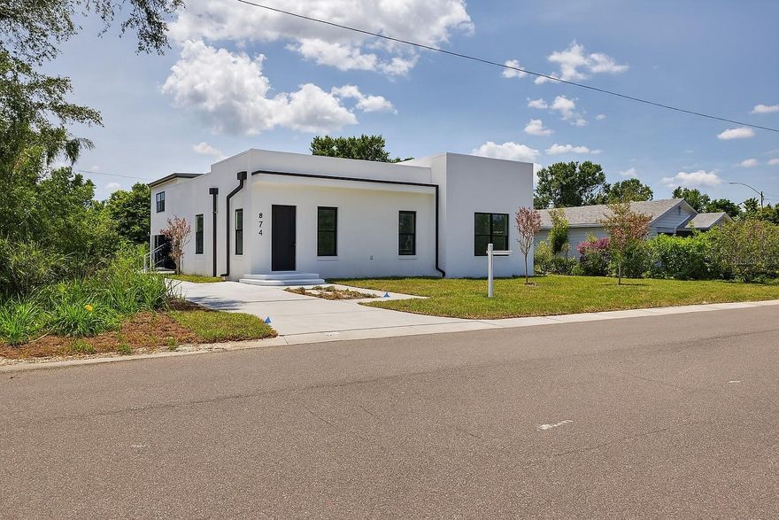 Income-Producing Flex Property | Multigenerational Living in Prime St. Petersburg Location
Unlock exceptional income potential and lifestyle flexibility with this rare dual-living property located just minutes from downtown St. Petersburg and major commuting corridors. Whether you're an investor seeking strong rental opportunities or a buyer needing multigenerational space, this property offers a highly adaptable setup designed to maximize value.
The main home is a modern, high-end custom build spanning nearly 1,800 square feet, featuring 3 bedrooms and 2 bathrooms. Thoughtfully designed for both comfort and durability, it boasts premium finishes, a functional open layout, and contemporary design that appeals strongly to today’s renters or owner-occupants.
Complementing the main home is a fully detached 2-bedroom, 1-bath ADU, complete with a full kitchen and spacious living area—ideal for short-term rentals, long-term tenants, in-laws, or private guest quarters. This separate living space significantly enhances the property’s cash flow potential and flexibility.
Additional value comes from the oversized 627-square-foot detached garage, offering endless opportunities for conversion (studio, office, gym, or additional rental use where permitted) or simply premium storage and covered parking. The expansive driveway accommodates up to four vehicles, providing convenience for multiple occupants or tenants.
Why this property stands out:

Dual-income potential with main home + separate ADU
Ideal for house hacking or offsetting mortgage costs
Perfect for multigenerational living with privacy for all
Highly desirable location near downtown, jobs, and transit routes
Oversized garage with value-add or adaptive use potential
Strong appeal for both long-term and short-term rental strategies

This is a rare opportunity to own a versatile, revenue-generating property in one of St. Petersburg’s most accessible and growing areas.
Lender credit available up to 1.25% with select lender partners.