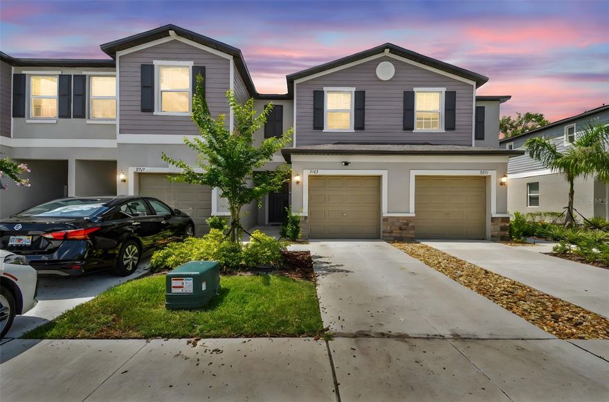 Welcome to South Shore Pointe in Ruskin, where low-maintenance living meets modern comfort! This well maintained 1,532 sq. ft. Lennar-built townhome offers a functional and stylish layout, featuring 2 spacious bedrooms, 2.5 bathrooms, and a well-designed open-concept layout. Perfect for both relaxing and entertaining. The open concept main floor features a spacious living area, dining space, and a well-equipped kitchen with solid surface countertops, a 5” backsplash, a single basin sink, an updated LG refrigerator, and ample cabinet storage. Upstairs, enjoy the privacy of two generously sized en-suite bedrooms, each with a walk-in closet and its own full bath with upgraded faucets for a touch of luxury. Unwind outdoors on the screened-in patio—your own private retreat. The community offers a sparkling pool, cabana area, and maintenance-free living, all just minutes from shopping, dining, and major highways. Unlike nearby new construction, this home is move-in ready with upgrades already in place—no need to wait or add costly extras. Whether you’re a first-time homeowner or looking to downsize, this townhome is move-in ready and waiting for you! Ask about special lending options available for qualified buyers who may not currently meet full underwriting loan criteria but are on track to do so in the near future—an excellent opportunity to start your homeownership journey today!  Property is also listed for sale!