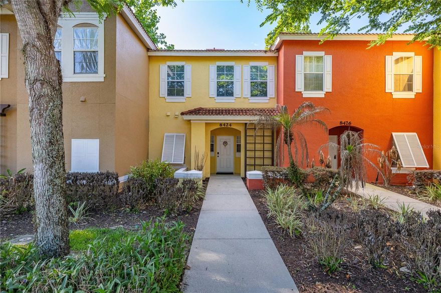Welcome to 8424 Crystal Cove Loop, a stunning retreat in the heart of Kissimmee, FL, where comfort meets convenience just minutes from world-famous attractions. This beautifully maintained 3-bedroom, 2.5 bathroom home is nestled in the sought-after Emerald Island Resort community, offering an unbeatable combination of style, location, and amenities.

Step inside to discover an open and airy floor plan bathed in natural light. The spacious living area flows seamlessly into a well-appointed kitchen featuring newer Whirlpool stainless steel appliances, and plenty of cabinet space—perfect for whipping up family meals or entertaining guests. Also included is an all new LVP flooring throughout, updated Rheem hot water heater, polywood balcony and a Nest Doorbell.  The master suite is a true sanctuary, complete with a private en-suite bathroom and walk-in closet, while additional bedrooms provide ample space for family or visitors.

Outside, you’ll find your very own slice of paradise. The lanai and view of the community pool make for the ultimate spot to unwind after a long day, whether you're soaking up the Florida sunshine or enjoying a quiet evening under the stars. The home also comes fully furnished, making it an ideal turn-key opportunity for investors or families seeking a vacation home.

As part of Emerald Island Resort, you’ll have access to incredible amenities, including a clubhouse, heated community pool, fitness center, tennis courts, and playgrounds—not to mention 24-hour gated security for peace of mind. Located just a short drive from Disney, shopping, dining, and entertainment, this property truly has it all.

Don’t miss your chance to own this gem in one of Central Florida’s premier communities. Schedule your private showing today and start living the Florida dream!