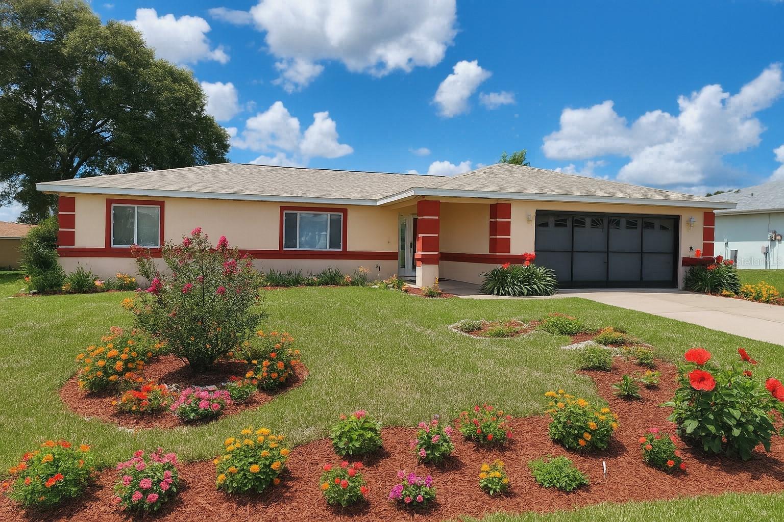 One or more photo(s) has been virtually staged. This spacious 3-bedroom, 2-bathroom home offers over 1,600 sq. ft. of comfortable living in the desirable 55+ gated community of Cherrywood Estates in Ocala, FL.
Step inside to find newly installed neutral-tone vinyl flooring that adds a fresh and modern feel throughout the home. The kitchen comes fully equipped, and all appliances are included for your convenience.
As a resident, you’ll enjoy access to wonderful community amenities including a clubhouse, swimming pool, and tennis courts. The monthly HOA fees are covered by the homeowner, making it even easier to enjoy everything Cherrywood has to offer.
Located just minutes from shopping, dining, and medical facilities, this home combines convenience with active adult living.
Don’t miss this opportunity—schedule your private showing today!