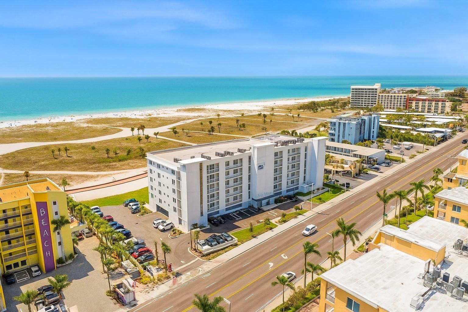 Ocean Club of Treasure Island – Unit 201 | Prime Corner Unit with high Income performance.
Unit 201 at the all-new Ocean Club of Treasure Island. A second-floor corner unit that blends luxury living with exceptional rental performance. Year-to-date income as of July 31, 2025 is $65,000+, With an occupancy rate exceeding 97 proportion of rentals and a track record of above-average income, this 2-bedroom, 2-bath condo/hotel is a true turnkey investment. Vacationers love the convenience of a lower-floor location —Gulf views and bright natural light from every room.
Highlights:
• Designer décor and high-end finishes throughout
• Elegant flooring
• Fully equipped kitchen plus in-unit front-load washer & dryer
• Spacious bedrooms, modern baths, and a comfortable living area with sleeper sofa.
• Offered fully furnished —King Bed in primary bedroom Queen bed in 2nd Bedroom. All wide screen TVs.
Ready to generate income from day one. Resort-Style Amenities:
• Heated beachfront pool & spa
• Second-floor beach bar & lounge
• Second-floor Luxury fitness center
• Rooftop sunset lounge
• On-site management
• Pet-friendly policy
• HOA fee Cable TV, Escrow Reserves Fund, Insurance, Internet, Maintenance Exterior, Maintenance Grounds, Trash, Water.
• Completed in October 2023, Ocean Club has already earned its place among the most sought-after properties on Treasure Island. Unit 201 is one of its premier offerings — combining prime location, stylish comfort, and consistent income.
Showings are limited due to high guest occupancy — book yours between check-ins to see why this is one of the best opportunities on the beach.