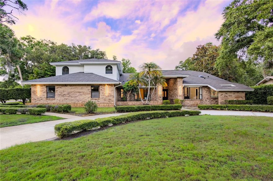 Welcome to luxury living in the highly sought-after Cypress Run Golf Community — an exclusive private, gated golf course designed by Larry Packard in the heart of Pinellas County. Cypress Run is an active community that offers tennis, pickleball, golf, and a restaurant and bar. Situated on the largest lot in the neighborhood, this exceptional move in ready 4-bedroom, 5-bathroom custom estate offers over 4,300 square feet (total sq.ft of 6165)of beautifully updated living space on a private 1.26-acre corner lot with breathtaking golf course, pond, and preserve views.

Designed for both comfort and entertaining, this home features soaring vaulted ceilings, a spacious great room, large den, and an open eat-in kitchen. The completely renovated kitchen showcases brand-new soft close cabinetry, designer quartz countertops, double ovens, and a full new appliance package, while all bathrooms have been tastefully remodeled with modern finishes. Luxury vinyl flooring flows throughout the home, complemented by fresh interior and exterior paint and beautiful designer lighting.

Each bedroom offers generous space and walk-in closets, providing comfort and privacy for family and guests alike. Step outside to your expansive screened-in pool area featuring an outdoor kitchen and full outdoor bath — the perfect setting for entertaining or enjoying peaceful evenings surrounded by nature and panoramic views.

With its rare oversized homesite, premium golf course location, extensive renovations, and resort-style amenities, this move-in-ready estate is a unique opportunity to own one of the finest properties in Cypress Run and Pinellas County.
Please click on video link for a Matterport exclusive tour!