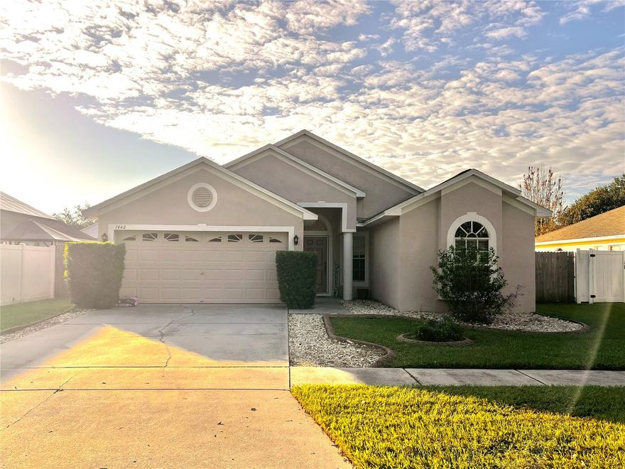 For rent in beautiful Seffner, FL, is a stunning 3 bedroom, 2 bath single-family home with a pool. This well-maintained property features fresh paint and new flooring throughout, creating a serene oasis. The master bedroom boasts a private layout, complete with his and hers walk-in closets. Enjoy the professionally maintained pool, surrounded by a completely screened-in area.