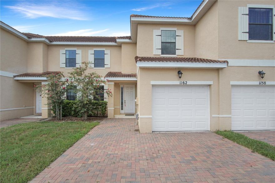 Welcome to this inviting townhome located in the gated community of Tuscany Preserve in Poinciana, FL. This residence offers a comfortable and practical layout with 3 bedrooms and 2.5 bathrooms, designed to provide ample space for a variety of lifestyles.

Upon entering, you’ll find a spacious living area ideal for both relaxing and entertaining. A sliding glass door connects the living space to the exterior of the home, allowing for easy access to outdoor enjoyment and natural light throughout the day.

The nearby kitchen features modern dark cabinetry and essential appliances, including a refrigerator, range, microwave, and dishwasher. A conveniently located half bathroom on the main floor provides added functionality for everyday living and guests.

Upstairs, the primary bedroom offers a private bathroom with dual vanity sinks, a shower-tub combination, and a generous walk-in closet. The additional bedrooms are located on the same level and share access to a full bathroom with a shower-tub combination, offering comfort and convenience for everyone.

Residents of Tuscany Preserve enjoy access to a variety of community amenities, including a pool, tennis courts, basketball courts, and a fitness center. Whether you prefer an active lifestyle or simply want to unwind, this community has options to suit your needs.

Experience comfort and convenience in this beautiful townhome in Poinciana, FL. Contact us today to schedule your private showing and discover all that this home has.