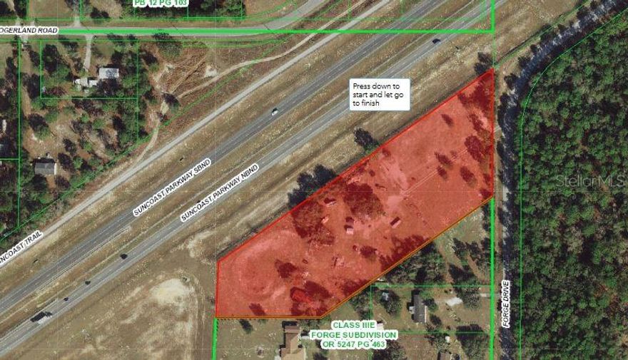 Outstanding property for a family compound or small development! Builders, investors, developers dream. Fantastic location close to Suncoast Parkway and the HUGE developments coming to the area. CLEARED lot with a pole barn (not warranted) on the property. Well in place currently, no septic and located on a paved road! Zoned AR and can currently be subdivided for up to 5 lots. Can build a single family home or mobile homes! Directly across the street from protected area as part of Crew Lake Wilderness Park owned by Pasco County and zoned to be strictly protected land! the county – Property zoned for some commercial farming and eligible for USDA financing!