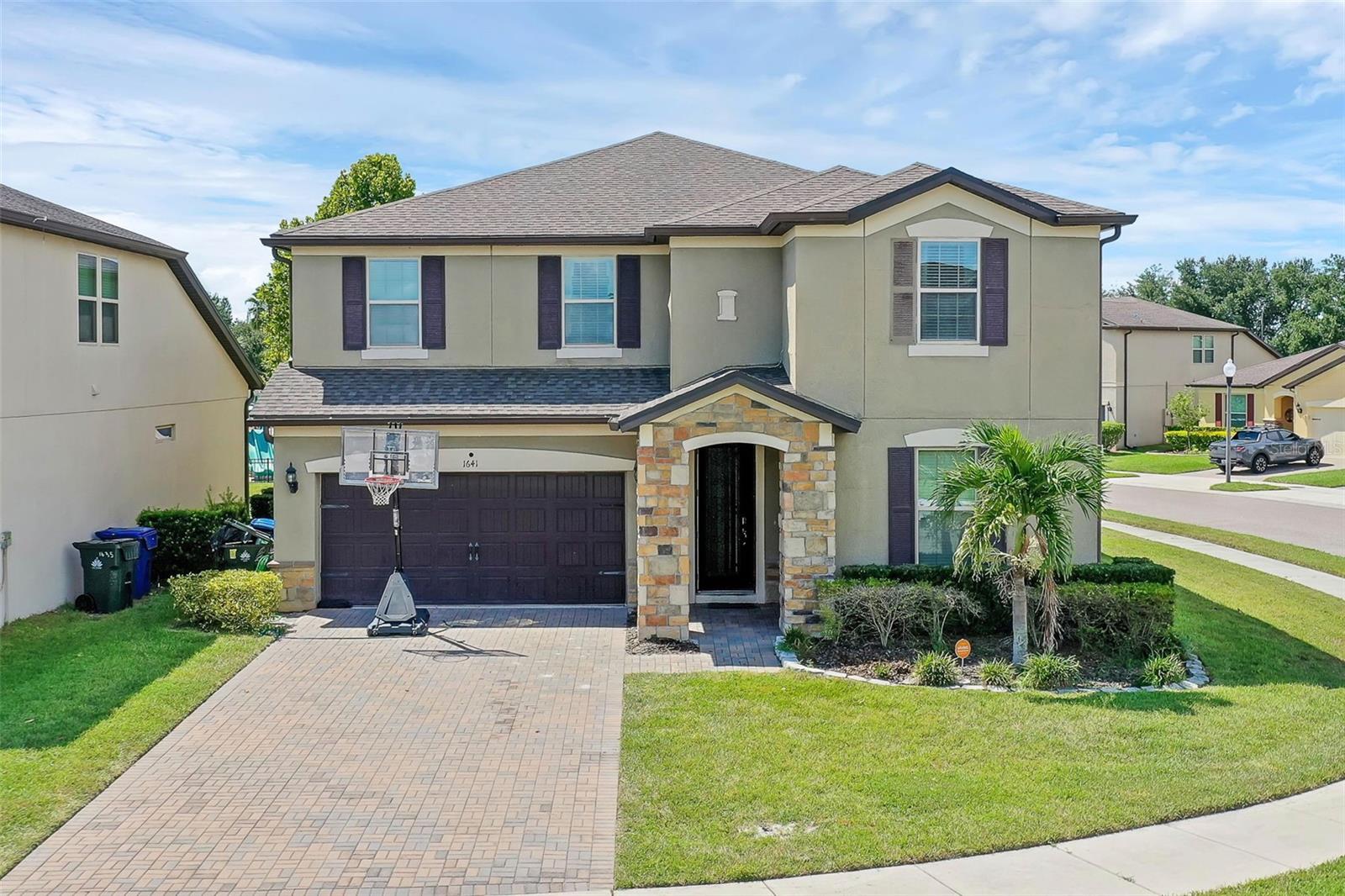 Welcome to 1641 Regal River Circle — a spacious 4-bed, 3.5-bath home in the quiet Crown Pointe Cove community of Ocoee! Built in 2017, this home features an open floor plan, a modern kitchen with granite counters and stainless steel appliances, plus a huge island perfect for gatherings. The primary suite is a substantial size with walk-in closet, accompanied by a spacious loft for extra room. You'll love the natural light, tile floors, upstairs laundry, and 2-car garage. Perfect family home located a walking distance from Starbucks, Publix, and other amenities. Come see your forever home!