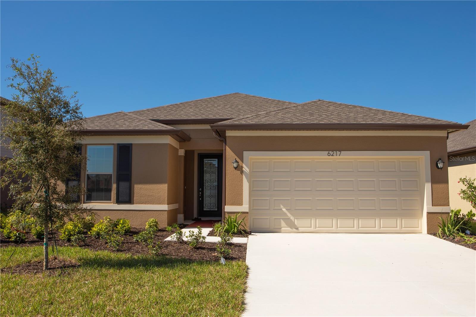 Available! Gorgeous, four bedroom two bath home with a two car garage and plenty of driveway parking. Home in gated community. This is an amenity rich community equipped with a luxurious pool, fitness center, playground and more. Lawn and pest control are included in the rent. Features of this home include hurricane protection, energy efficient, tile, large kitchen with 36 inch cabinets and granite tops. Very convenient location close to St, Petersburg, Tampa and Sarasota/Bradenton. Come view today!