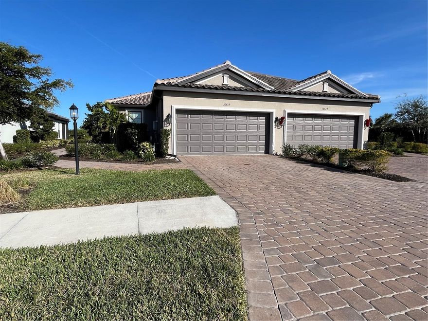 Pets welcomed!  This Custom-built villa located in resort living gated community, Esplanade at Syke Ranch. No expenses were spared when built, fully upgraded designer finishes. Comes completely furnished and completely turnkey with everything you need. Great location only 8 miles from Siesta Key Beach one of the most sought-after beaches, waterfront dinning and activities. Experience all that Sarasota St. Armand’s Circle, Thriving downtown with the cultural Surrounding of upscale dinning, Theater’s, Concerts, and museums. Easy access to 75, Airport and popular University Town Center.