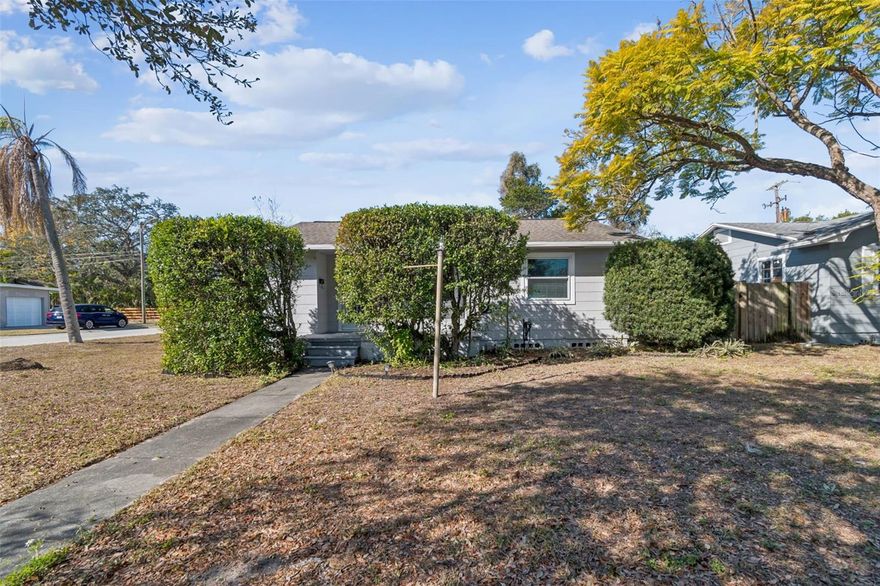 Versatile Corner-Lot Property with CRS-1 Zoning | Residential or Office Use Well maintained with many key updates, this 3-bedroom, 2-bath property offers exceptional flexibility for residential living or office use under CRS-1 zoning. In addition to the three bedrooms, a bonus room provides the ideal space for a home office, den, or meeting room, along with a large utility and storage room for added functionality. Key upgrades include impact windows and a roof replaced in 2017, durable LVP flooring throughout, and a freshly painted exterior. The updated kitchen features modern cabinetry and quartz countertops, while the primary bedroom offers a private, updated ensuite bath. Situated on a spacious corner lot, the property provides excellent visibility, a fully fenced yard, ample outdoor space, and strong parking potential—especially appealing for office use.