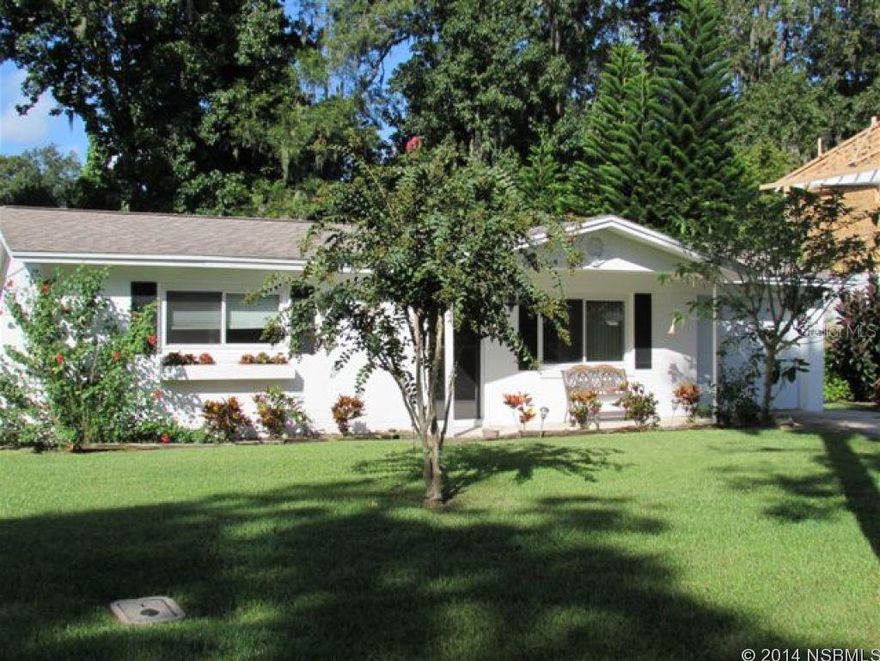 Charming, Centrally located Port Orange Concrete Block Home. Great as a starter home, for retirement or as an investment. Tiled Living Room, Dining Area and Kitchen. Well-appointed Kitchen has upgraded wood cabinetry and a full range of Stainless Steel Appliances, including a built in microwave. Sliding Glass door leads out to the screened porch. This overlooks the large private fenced in back yard. Dreaming of a new pool? Plenty of room to build it here! Side yard has large gate that could accommodate your boat, trailers, or RV. No Homeownerâs Association Rules. Updated Bathroom has tiled tub/shower combo and tiled floor. 15 x 10 Master Bedroom and 12 x 10 Guest Bedroom are amble size. One car garage is convenient for storage. Walk to Giusepeeâs Steel City Pizza or Booths Bowery for a quick bite. Easy access to shopping, banking and Hospital. Just a short 10 minute drive to the beach. Come see it today ! ;Water: City