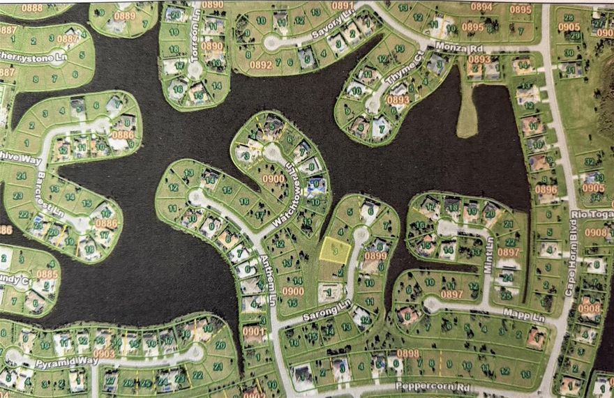 Build your Florida dream home on this cleared and level oversized lot in the desirable deed-restricted community of Burnt Store Lakes in Punta Gorda. Tucked near the end of a quiet cul-de-sac, this property offers partial water views, added privacy backing up to Burnt Store Lakes preserve property, and county water and sewer already available. Burnt Store Lakes is a growing community surrounded by custom homes, scenic lakes, walking paths, and abundant wildlife, all just minutes from Burnt Store Marina, golf, boating, restaurants, and waterfront dining. Convenient access to Punta Gorda, Cape Coral, and Southwest Florida’s Gulf Coast beaches makes this an ideal location for a full-time residence, seasonal retreat, or future investment property. Enjoy the community park, kayak/canoe launch and community center.