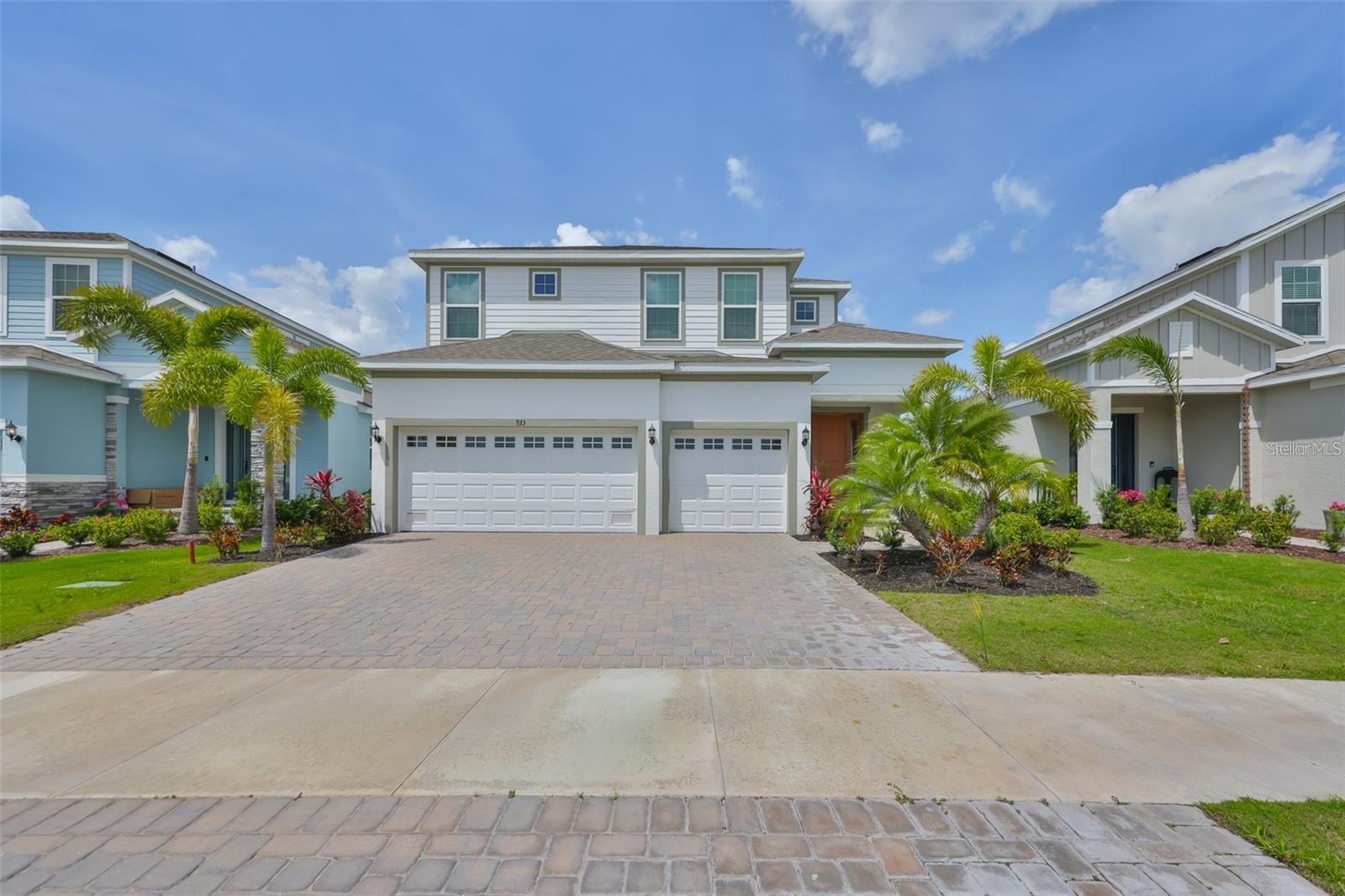 One or more photo(s) has been virtually staged. **Conservation View**No Rear Neighbors** Brand New Park Square Homes... Sebring Floor-plan, 5 bedrooms, 3.5 baths, loft and a 3-car garage in the Lovely Mirabay Community! Owners have never occupied home...High ceilings throughout the common areas, beautiful gourmet Kitchen with a Gas Cooktop and Built in oven. The spacious Master Bedroom is located on the main floor, with a large master bathroom with dual vanities and a Super Shower. Upstairs has a spacious Loft area, Bedrooms 2 and 3 share a Jack-n-Jill Style Full Bathroom with Tub/Shower comb...Bedrooms 4 and 5 share a Full Bathroom that also have a Tub/Shower combo. The whole house has window treatments and designer light fixtures. Downstairs you'll find a large laundry room, a Half bath for guest...the lanai area has an 8 ft ft sliding glass door that leads to the **Aluminum Louvered Pergola With a Hardtop Rainproof Pergola With an Adjustable Roof **This Key West style home has a Tropical Landscape package and it is "MOVE-IN READY" ...The Mirabay Community is considered to be one of the Treasures of Apollo Beach, Florida...Coastal living at its Best... with resort style Pool, on-site Fitness Center, Cafe, Tennis and Basketball Courts, Private Boat Ramp for the fishing enthusiast.