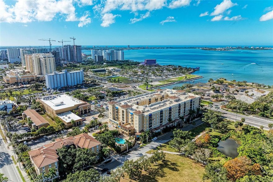 Experience the perfect balance of upscale downtown living and exceptional value at Broadway Promenade in Sarasota!  Step into the vibrant heart of Sarasota’s cultural district nearby the areas world-class performances, outstanding art galleries, restaurants, waterfront dining, public boat ramp, Marina Jack Yacht Basin and the elegance of The Ritz-Carlton Sarasota, this location puts you at the center of it all with an excellent walk score! Just steps away, The Bay Park offers 53 acres of beautifully designed green space, featuring concerts, yoga, kayaking, dining, and a stunning mangrove bayou.  Nearby, the Rosemary District adds even more charm with its trendy cafés, boutique shopping, and wellness studios.
Inside Broadway Promenade, resort-style amenities elevate your lifestyle: 24-hour concierge service, a heated pool and spa, BBQs, fitness center, saunas, massage room, business center, social lounges, guest suites, & community activities. On-site conveniences like Publix, a UPS store, and salons make daily life effortless.

This beautifully remodeled (2019) 2-bedroom, 2-bath residence offers both comfort and style, luxury living without compromise. This unit conveys one under-building parking space, additional same floor storage, fob secure entrances, pet-friendly, and leasable.  

This isn’t just a home—it’s a lifestyle. Come live where others only vacation!