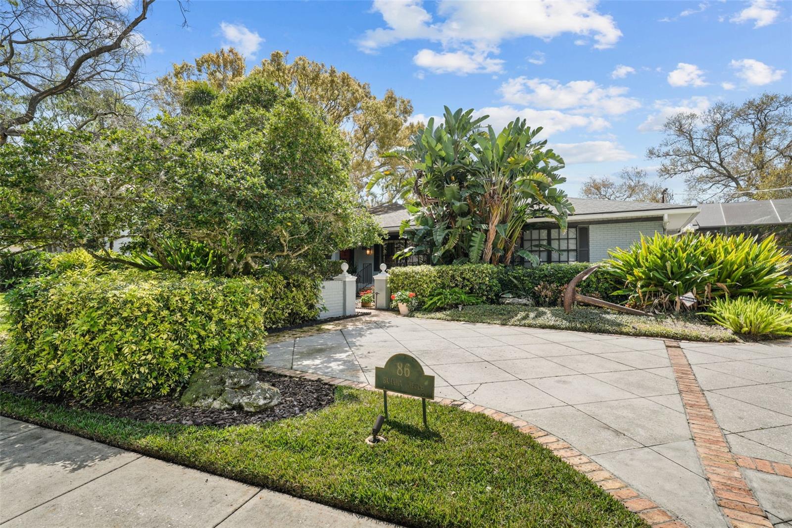 Welcome to your dream home in the heart of South Tampa's most sought-after neighborhood of Davis Island! This charming 4 bedroom, 3 bath single family residence boasts an oversized lot and breathtaking water views with endless custom potential. Nestled on a sprawling 105 by 133 lot, this home offers unparalleled tranquility and privacy, with an enclosed pool and spa area perfect for entertaining or simply unwinding after a long day. Step outside to discover the expansive backyard featuring deep water canal vistas and partial open bay views, providing a picturesque backdrop for endless outdoor enjoyment. With 85 feet of water frontage and your own private dock, this residence offers unparalleled access to Tampa Bay's pristine waters, ideal for boating enthusiasts and water lovers alike. The spacious lot provides ample room for outdoor activities, ensuring plenty of space to embrace the quintessential Florida lifestyle. Beyond the captivating exterior, you'll find an inviting interior with an open floor plan designed for modern living. The home features a two-car garage for added convenience, while meticulous maintenance by a single owner over the past 30 years ensures a level of quality and care that is second to none. Situated on a prestigious street that has long been a favorite among professional athletes, this property offers a rare opportunity to own a piece of South Tampa's rich heritage. With its prime location, expansive lot, and unmatched waterfront views, this home is truly a once-in-a-lifetime opportunity to build or renovate your dream home. Don't miss your chance to make it yours and create the ultimate haven in one of Tampa's most coveted neighborhoods!