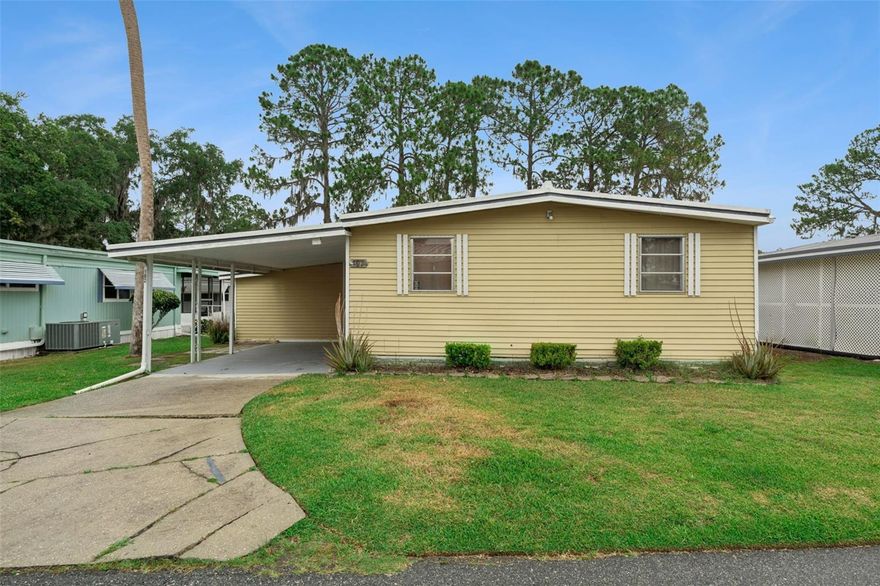 Welcome to this charming and well-maintained 2 bedroom, 2 bathroom home nestled in the heart of Eustis! Offering a spacious and
inviting layout, this home features a large family room perfect for entertaining or relaxing with loved ones. The screened-in porch
overlooks a peaceful freshwater canal, creating the ideal spot to enjoy your morning coffee or unwind after a long day.Inside, you’ll
find a move-in ready interior with an abundance of natural light, comfortable living spaces, and a functional floorplan designed for
easy Florida living. Whether you’re looking for a full-time residence, seasonal retreat, or investment opportunity, this property offers
endless potential. Conveniently located near shopping, dining, medical facilities, and the charm of Downtown Eustis, with easy
access to Mount Dora, Orlando, and Central Florida attractions. Don’t miss your chance to enjoy affordable waterfront-style living in
a quiet and welcoming community.The co-op fee is $243/month and includes water, sewer, and trash service. Don't miss this chance
to enjoy affordable, active adult living in one of Eustis's most welcoming communities. Schedule your private showing today! The
co-op has pet restrictions, no pets unless they are service animals or emotional support animals. Please call Co-op office with any
specific questions.