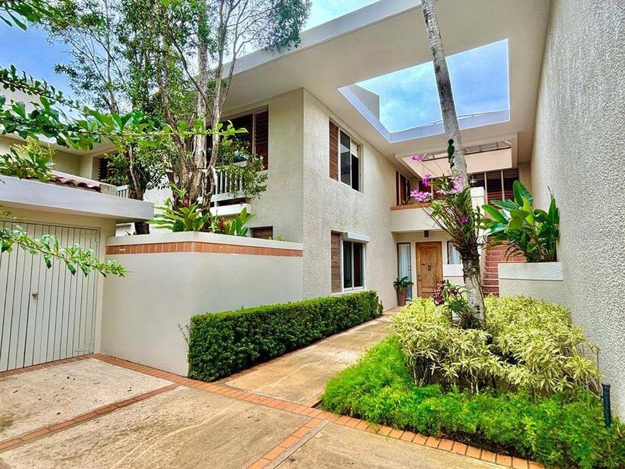 Beautiful expansive townhouse located in the prestigious Fairways community at the sought after Dorado Beach Resort. The property consists of 3 bedrooms/3 bathrooms, comes fully furnished and includes a full power generator and a golf cart. For Sale or a 1 year lease. No pets please. Club membership available.