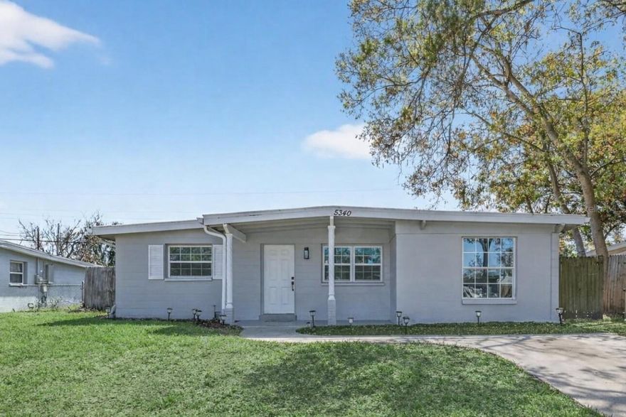 Located in a wonderful neighborhood of Pinellas Park, this charming 3-bedroom, 1-bath home sits on a spacious fenced-in lot and offers comfort, style, and flexibility. As you arrive, you’ll immediately notice the inviting curb appeal and beautifully manicured landscaping. Inside, the home features luxury vinyl flooring and an open layout that creates a bright and welcoming living space. The kitchen offers ample cabinet storage and attractive countertops, making it both functional and stylish for everyday living. The bedrooms include ceiling fans, large windows, and plenty of natural light. The bathroom features a modern tile-lined shower and tub combination. A versatile bonus room provides additional space that can easily be used as a home office, game room, or reading area. The backyard offers plenty of room for gatherings, relaxing outdoors, and enjoying beautiful Florida sunsets. Ideally situated with quick access to US Highway 19, this home places you close to a wide variety of everyday conveniences including shopping centers, restaurants, entertainment options, schools, libraries, award winning beaches, and medical facilities. For families and outdoor enthusiasts, the nearby Skyview Terrace Park and Playground is just a short stroll away, offering a great space to relax, play, and enjoy the neighborhood.