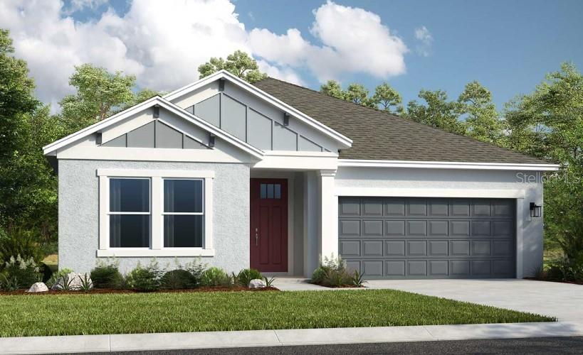 Under Construction. New Construction - November Completion! Built by America's Most Trusted Homebuilder. Welcome to the Grenada at 5131 Slate Hue Place in Indigo Creek! Step into the inviting foyer where you’ll find a secondary bedroom with shared full bath, a study, and access to the 2-car garage just across the hall. At the heart of the home, the open-concept kitchen flows into the dining and great room, with the lanai just outside. Two additional secondary bedrooms, a shared full bath, and laundry room sit just off the kitchen. The tucked-away primary suite features a spa-inspired bath and walk-in closet. Enjoy stunning lake views and nature-inspired living with planned amenities including a pool, cabana, dog park, boardwalk, butterfly garden, and nature playscape. Additional Highlights Include: Study in place of flex, shower in place of tub at bath 3, pocket sliding glass door at great room, gourmet kitchen, 8' doors, deluxe primary bath, and outdoor kitchen rough-in. Photos are for representative purposes only. MLS#TB8409974