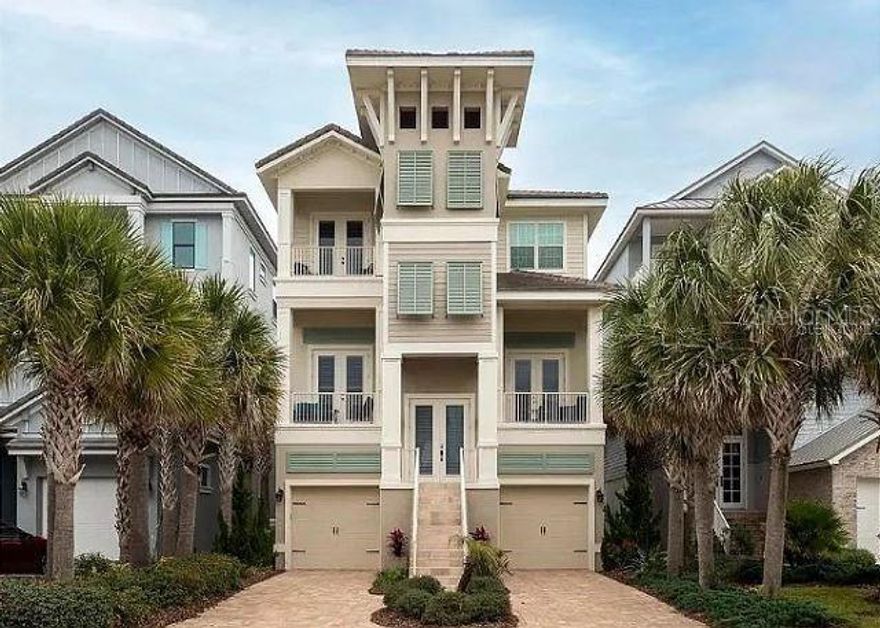 Spectacular Oceanfront Retreat with Pool & Spa in Cinnamon Beach – Turnkey Luxury Rental!
This extraordinary oceanfront masterpiece nestled in the heart of Cinnamon Beach. This breathtaking seven-bedroom, six full bath plus two half bath estate is the ultimate blend of elegance, comfort, and coastal charm. Perfectly positioned directly on the beach, it offers front-row seats to stunning sunrises over the Atlantic, making every morning feel like a dream.
Step inside and take the elevator to the expansive second floor, where a stunning open-concept living, dining, and kitchen area sets the stage for unforgettable moments. The living room is both welcoming and impressive, with ample plush seating that invites everyone to gather, unwind, and connect. The chef’s kitchen is a culinary haven, featuring top-of-the-line stainless steel appliances, generous prep space, and a large island perfect for entertaining. The space flows seamlessly to a show-stopping wall of sliding glass doors that open to an oversized balcony, where sweeping ocean views and the sound of the waves create an ever-present sense of calm.
Upstairs on the third floor, the luxurious primary suite offers a private sanctuary with endless ocean views, a cozy sitting area, and direct access to a private balcony where the sea breeze soothes and restores. The ensuite bathroom is a spa-like escape, complete with dual vanities, a soaking tub, and a separate walk-in shower designed for relaxation.
The first level is tailor-made for entertaining, with a secondary living space that flows effortlessly to the patio. This level also features a convenient kitchenette and half bath, allowing guests to move freely between indoor comfort and the outdoor oasis. Just steps away, the backyard becomes your personal resort with a sparkling pool, spa, built-in grill, and private beach walkover.