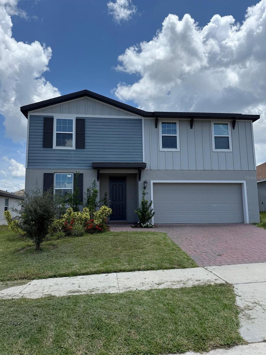 Discover the comfort and modern style of this beautiful home located at 1629 Denali Street in Davenport, Florida. Built in 2022, this property blends energy efficiency with a smart and spacious layout. It features 4 bedrooms and 2.5 bathrooms, with an open-concept design that connects the kitchen, dining area, and living room—perfect for everyday living and entertaining. The kitchen includes a large center island, ample pantry space, and practical finishes throughout.
Upstairs, the private primary suite provides a peaceful retreat, while the loft area offers extra space for a second living room, playroom, or office. There's also a front flex room that can be used as a home office or guest room.
Energy-saving features are found throughout the home, including attic foam insulation, high-efficiency windows, and a drip irrigation system. The generous backyard offers plenty of space to relax or create your own outdoor oasis.
Located in a quiet and growing community, this home is just minutes from major highways (US-27 and I-4), shopping centers, grocery stores, schools, and more. Enjoy access to community amenities like a resort-style pool, and well-maintained sidewalks for walking and biking.
The motivated seller is offering $5,000 toward closing costs, making this a fantastic opportunity for buyers looking for a move-in-ready, modern home in a great location.