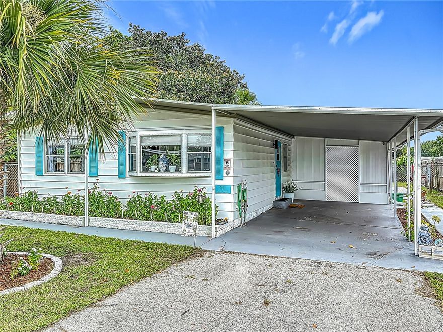 Welcome home to this SWEET home located in the well known community of Barefoot Park in Port Orange! This amazing 3 bedroom 2 bath home that is situated on a 7006 foot lot THAT IS OWNED & NOT LEASED, has been lovingly taken care of & updated! From Updated flooring, paint, newer kitchen with beautiful Stainless steel appliances, this home has everything you could ask for. Walking thru the front door you will immediately appreciate the light & open feeling you get as you overlook the spacious living room ready for entertaining. All the bedrooms have great space and tons of closet space. The primary suite is literally to die for with its own oversized walk in closet area & ensuite. There's also a bonus room area perfect for a home office, media room or toy room! This home has mature landscaping from the front yard to the fenced backyard. It literally feels like your own oasis that will enjoy year round. The oversized carport will hold 2 vehicles & leads right into an enclosed storage area that also leads into the home which is fantastic for storing decorations, lawn equipment & MORE! An easy 14 minute drive to Wilbur By The Sea, this home has so many options for rest and play. Make your appt today!
