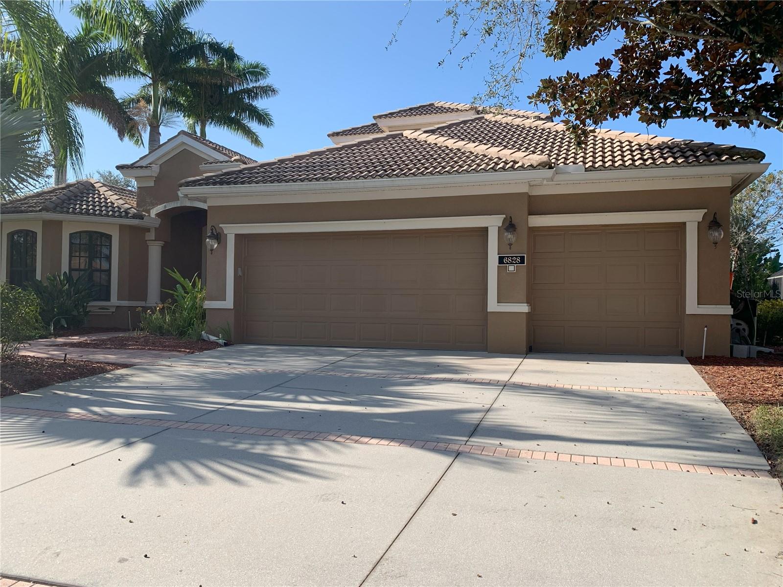 Turnkey- fully furnished rental in the heart of Lakewood Ranch available June 2025 for a 6 Month Lease. Classic Lee Wetherington-designed home (3056sq ft) located in Lakewood Ranch's upscale Riverwalk Community. Close to Lakewood Ranch Main Street shopping and dining, UTC Mall, Benderson Park, and numerous golf courses. Large master bedroom suite and 2 additional furnished bedrooms. 4th BR, not furnished, can be used as a mother-in-law / nanny suite with a separate en-suite bath and separate entrance to the lanai. Open floor plan includes an updated kitchen, stainless steel appliances, island, and breakfast nook. Sliding glass walls in the family room open to the lanai create an inviting indoor/outdoor space with an outdoor kitchen and dining area. Separate den offers quiet space for study or work at home. Large bonus room for play and/or exercise has a large wall sized map of the World. The best loved features include: 3-car garage, pool and heated spa, west facing lanai overlooking a large pond offering spectacular sunsets. Financially pre-qualified applicants only. Viewing by appointment only. Pets permitted with $1000 pet deposit payable at signing.