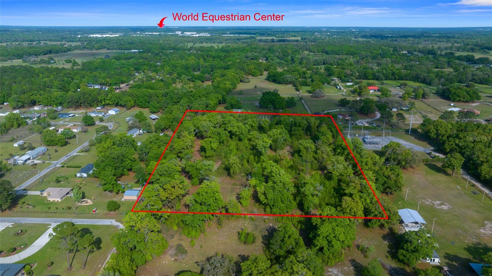 Location Location! Just 4.3 miles from the World Equestrian Center here in the Sunshine State. Come enjoy the tranquility on this 7.50 acre canvas waiting for you to create your own private oasis. Private well is already installed, the property is fenced. Electric is nearby. Amazing location for all the outdoor enthusiasts, mere minutes to WEC, Hits is only 9 miles. Are you looking to hit the springs? Rainbow River is just 13 miles! Call to schedule your showing today! Get ready to enjoy the ultimate outdoor enthusiast lifestyle with an unbeatable location!